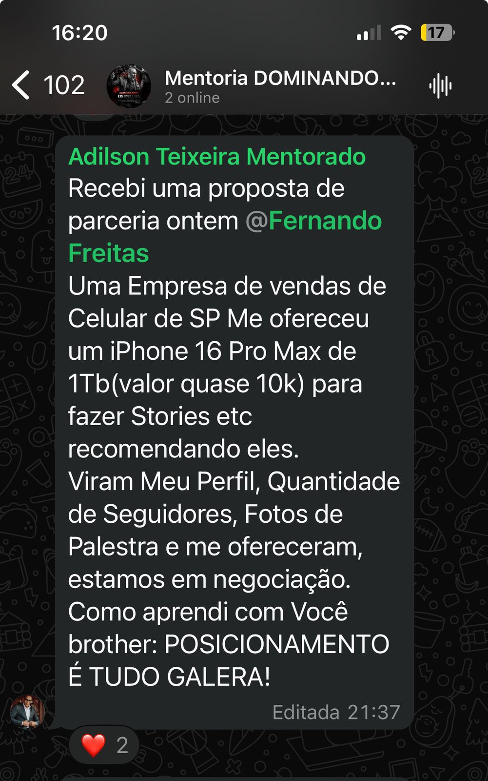 Depoimento Adilson